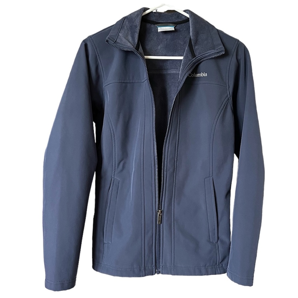 Columbia Teal Blue Women’s Jacket, Full Zipper, Long Sleeve Sz XS